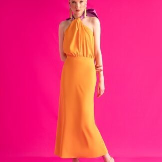 Vestido Cove Naranja y Lila