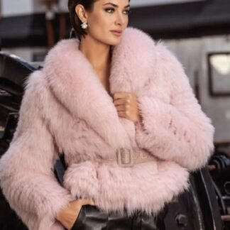 Cazadora de zorro rosa