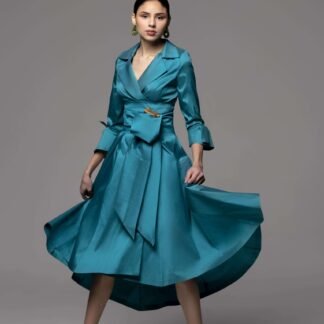 Vestido Camisero tafetán Bobal